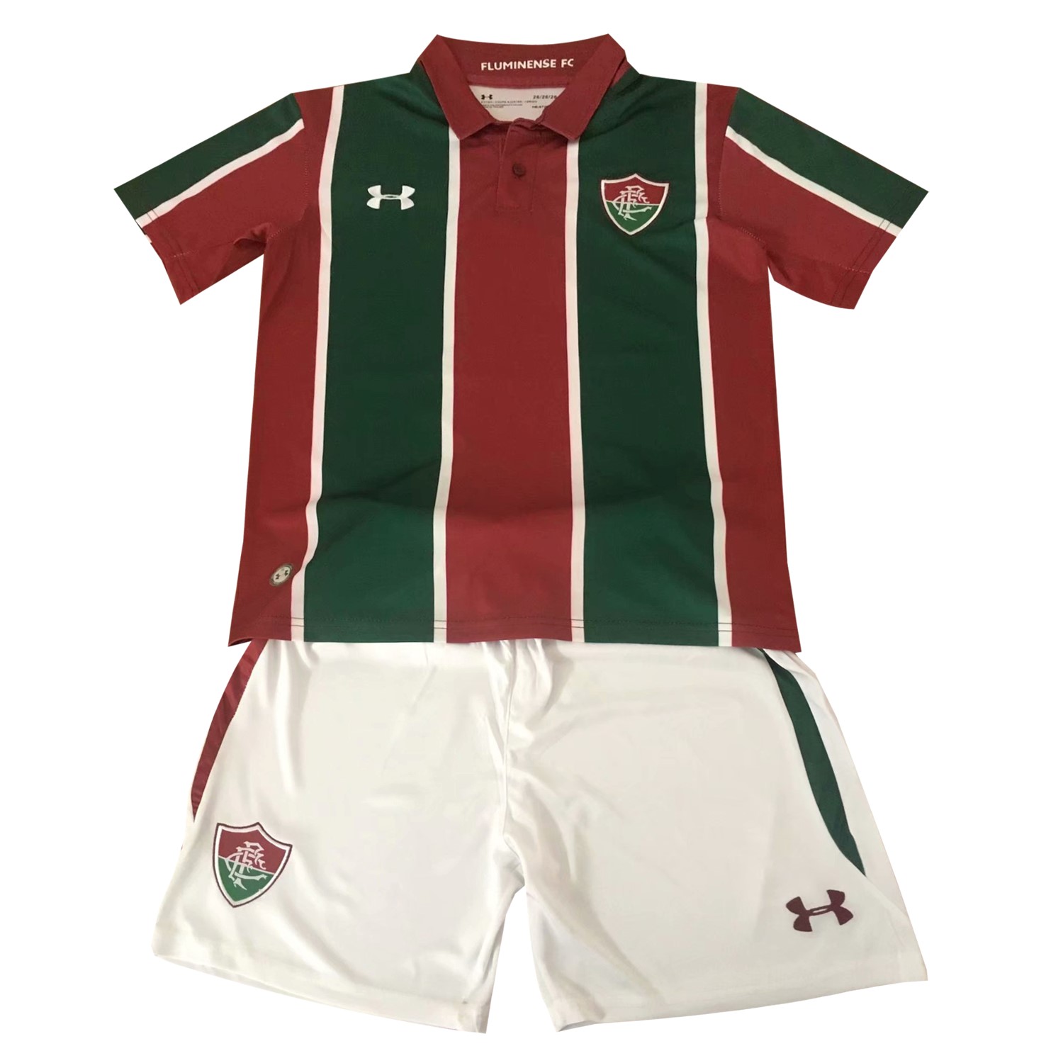 Trikot Fluminense Heim Kinder 2019-20 Rote Grün